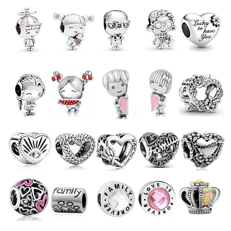 Fit Pandora beads 925 silver charm women jewelry New Arrival 1pc Family Girl Boy Mom Dad Grandmother Bead
Fit Pandora beads 925 silver charm women jewelry New Arrival 1pc Family Girl Boy Mom Dad Grandmother Bead
