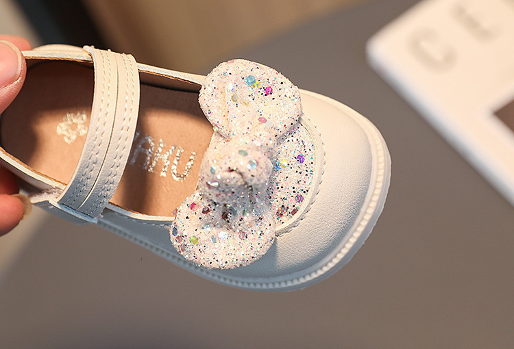 First Walkers Baby First Walker Shoes for Girls Spring and Summer Sequin Versatile Children Casual Shoes Sweet Children Princess Shoes 230314