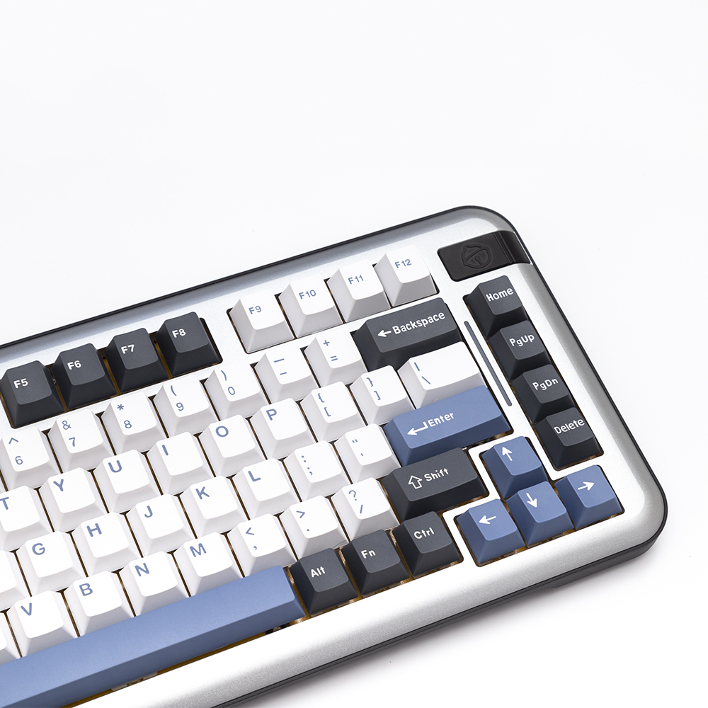 GMK Arctic Keycaps Mechanical Keyboard Double Shot PBT Keycap Cherry Profile White ISO 173 Keys Cap for MX Switch GK64