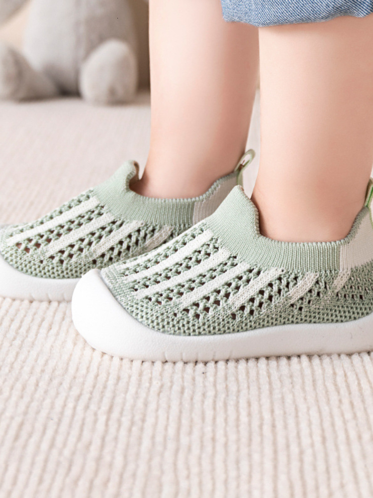 First Walkers Summer Selling Baby Walking Shoes Soft Soled Baby Mesh Shoes Anti-slip Breathable Mesh Shoes 230314