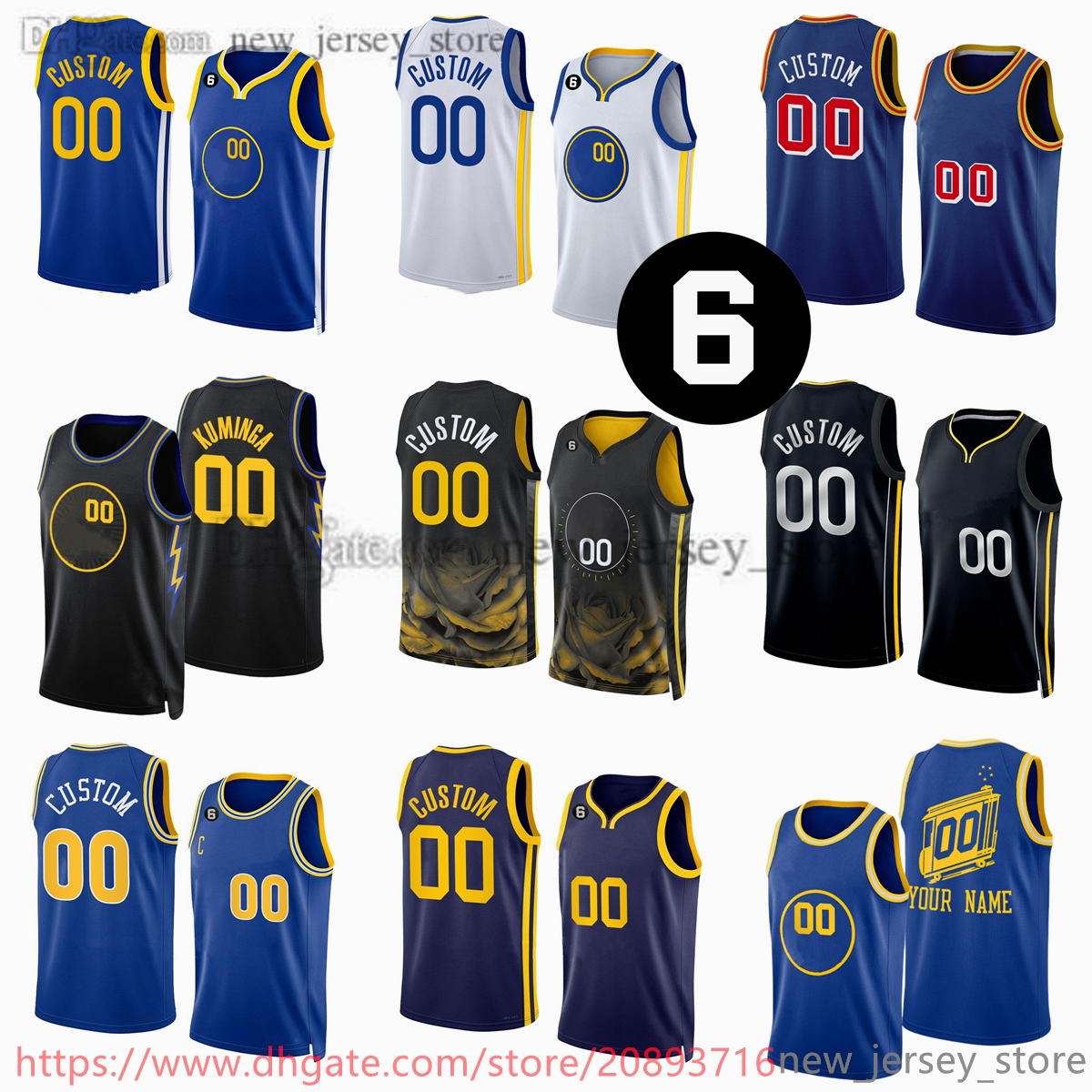 Custom 2022-23 New season Printed Basketball Jerseys Add 6 patch White yellow Black Blue Jerseys. Message Any number and name on the order, Printed (with team logo)
Custom 2022-23 New season Printed Basketball Jerseys Add 6 patch White yellow Black Blue Jerseys. Message Any number and name on the order, Printed (with team logo)