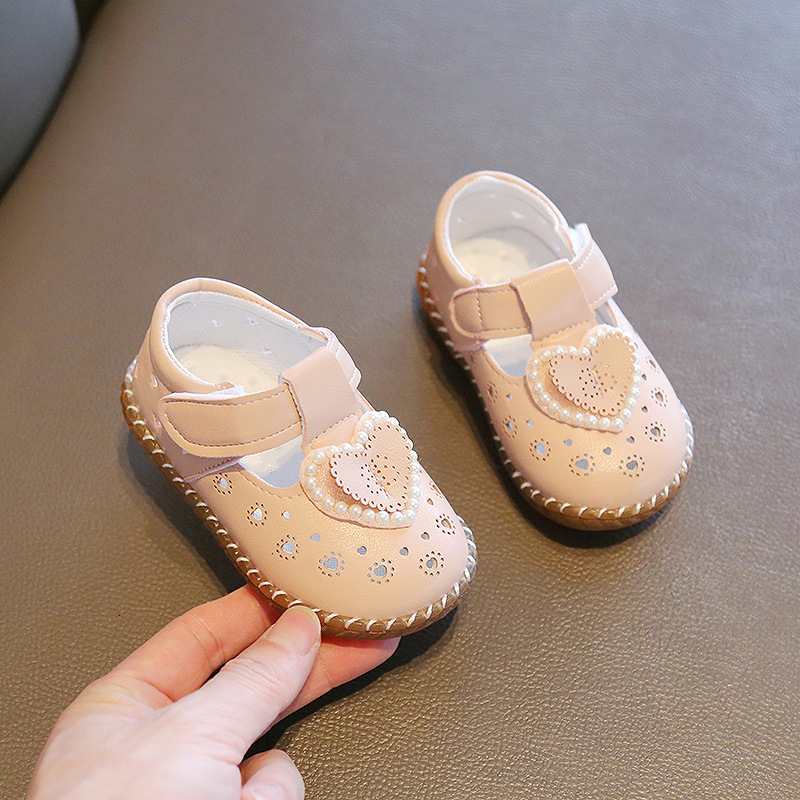 First Walkers Toddler First Walk Shoes Baby Girl princess Shoes Infant Princess Dress Shoes Non-Slip Soft Sole Rubber Toddler Loafers Flat 230314