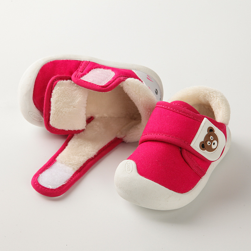 First Walkers Baby Winter shoes Infant Toddler born Cute Cartoon Bear Shoes Girls Boys First Walkers Keep Warm Boot SDY008 230314