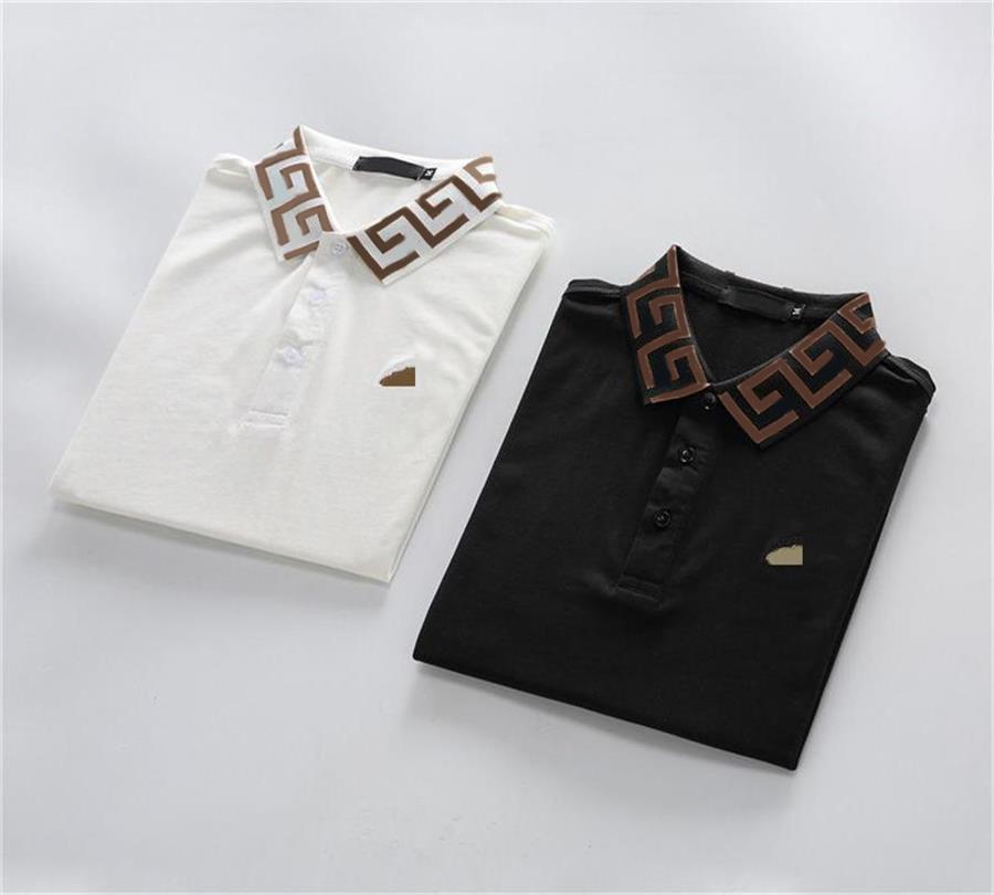 2024 New Men's Polo Shirt Short Sleeve T-shirt Loose Summer Solid Half Sleeve T-shirt Casual Men's Tops Asian Size M-3XL