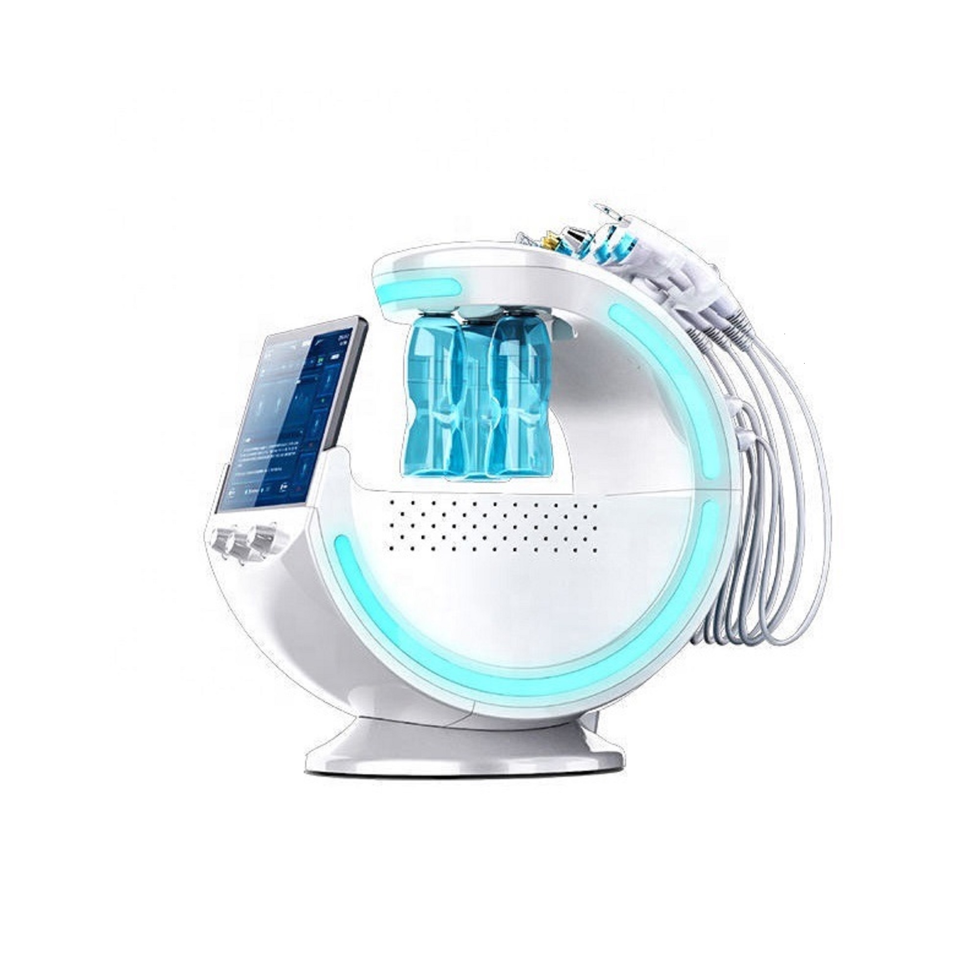 Ice Blue Water Oxgen hydra facial oxygen jet aqua peeling hydrofacial machine microdermabrasion aqua peel face cleaning machine
Ice Blue Water Oxgen hydra facial oxygen jet aqua peeling hydrofacial machine microdermabrasion aqua peel face cleaning machine