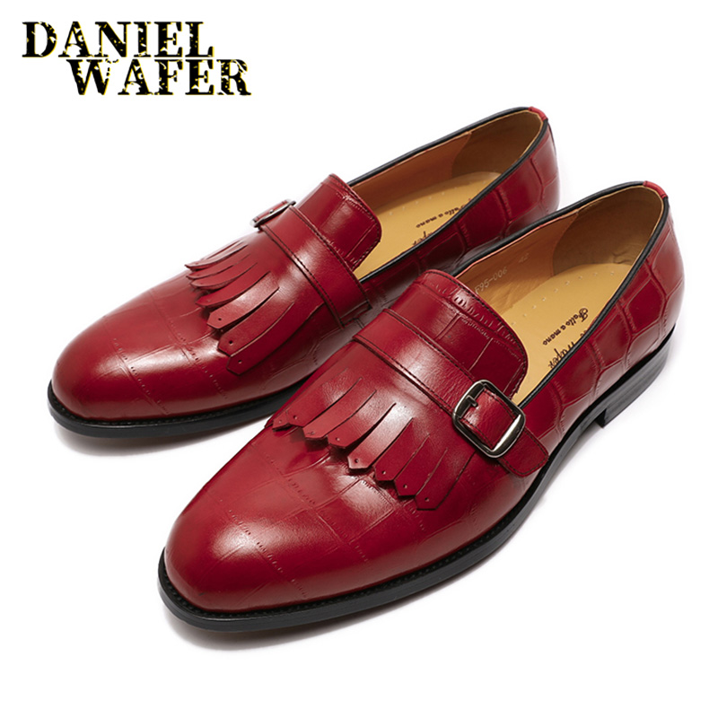 Luxury Men's Loafers fashion Casual Men Dress Shoes Handmade stone Print Buckle Strap Slip On Black Red Genuine Leather Shoes
Luxury Men's Loafers fashion Casual Men Dress Shoes Handmade stone Print Buckle Strap Slip On Black Red Genuine Leather Shoes
