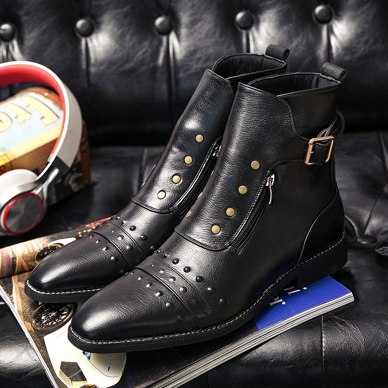 Men's Shoes New for High Quality Men Ankle Boots Male Classic Pointed Party Motorcycle Boots Chelsea Boots Winter Cowboy Boots
Men's Shoes New for High Quality Men Ankle Boots Male Classic Pointed Party Motorcycle Boots Chelsea Boots Winter Cowboy Boots