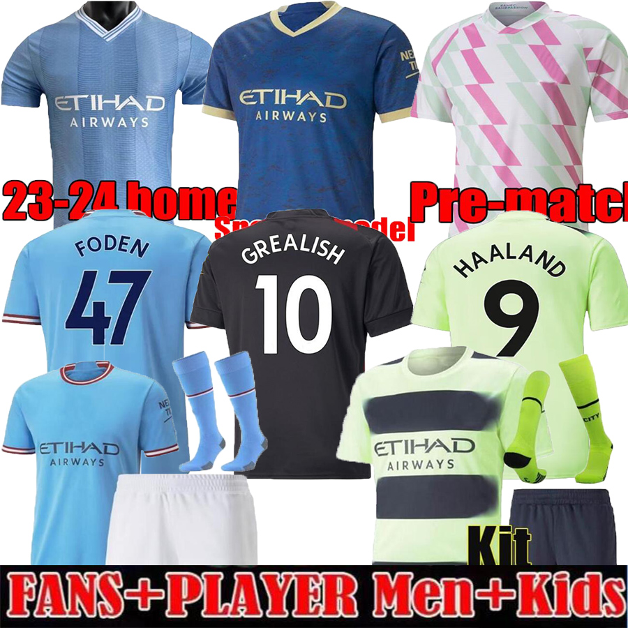 22 23 24 HAALAND SOCCER JERSEYS GREALISH STERLING MANS CITIES MAHREZ fans player version DE BRUYNE FODEN 2023 2024 football tops shirt kids kit sets uniform, Pl third
22 23 24 HAALAND SOCCER JERSEYS GREALISH STERLING MANS CITIES MAHREZ fans player version DE BRUYNE FODEN 2023 2024 football tops shirt kids kit sets uniform, Pl third