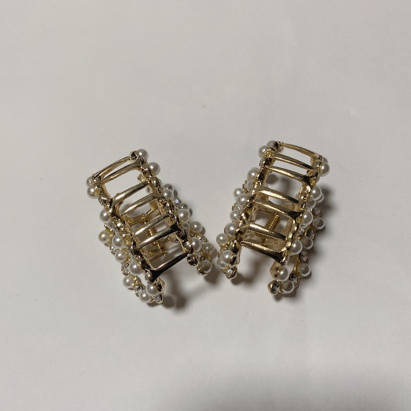 Fashion classic pearl and rhinestone claw clip hair clips headband for women favorite delicate items head accessories