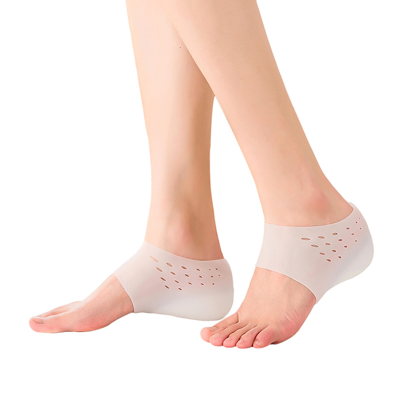 2025 new Shoe Parts Accessories Invisible Insole Silicone Physical Examination Bionic Interior Heightening Protection Heel Insoles for Shoes 2-1 23031