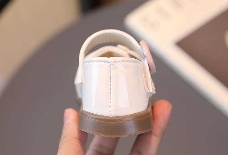 First Walkers Spring Baby Girls Single Shoe Cute Flower Princess Shoes Soft Soled First Walkers Toddler Flats Shoes 230314