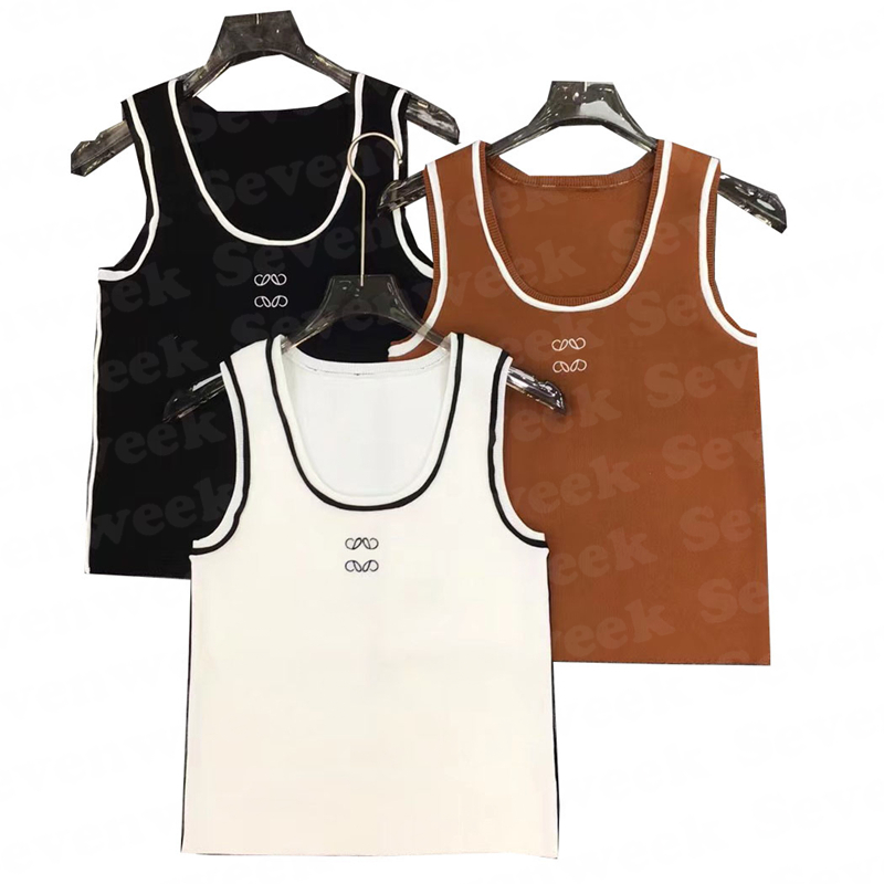 Women Cropped Top T Shirts Embroidered Knits Tee Lady Sports Yoga Vest Knitted Tank Tops For Woman, White
Women Cropped Top T Shirts Embroidered Knits Tee Lady Sports Yoga Vest Knitted Tank Tops For Woman, White