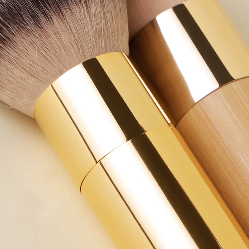 TT-Series Bamboo Makeup Brushes for Foundation Blush Powder Contour Highlight Eye Shadow Brow Liner - Soft Synthetic Flawless Finish Beauty Cosmetics 