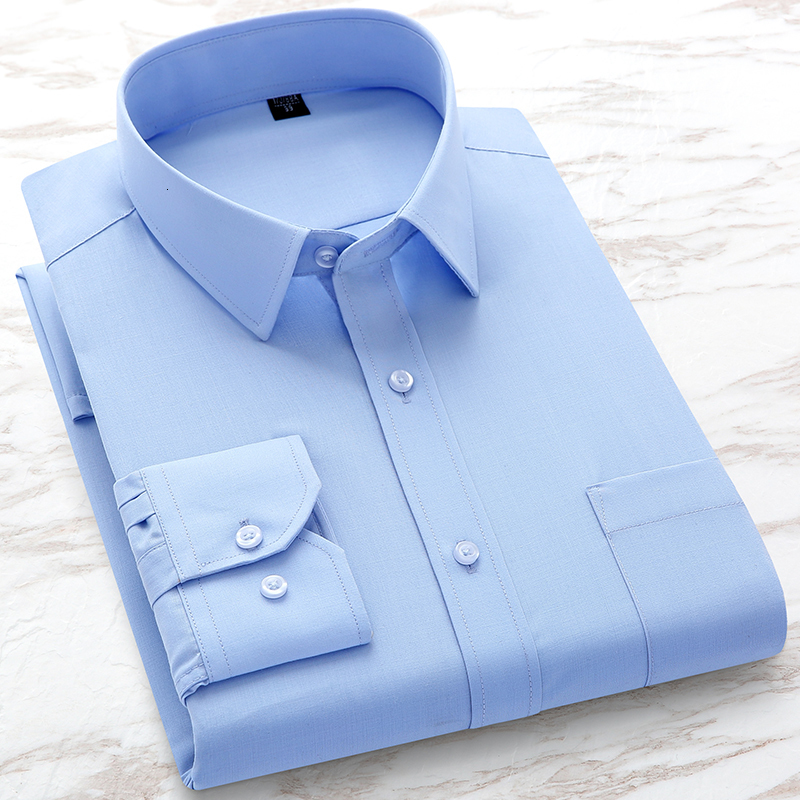 Men's Casual Shirts Plus Large Size S-8XL Mens Casual Business Long Sleeved Shirt Classic Plaid Striped Male Social Dress Oversized Shirts 230314