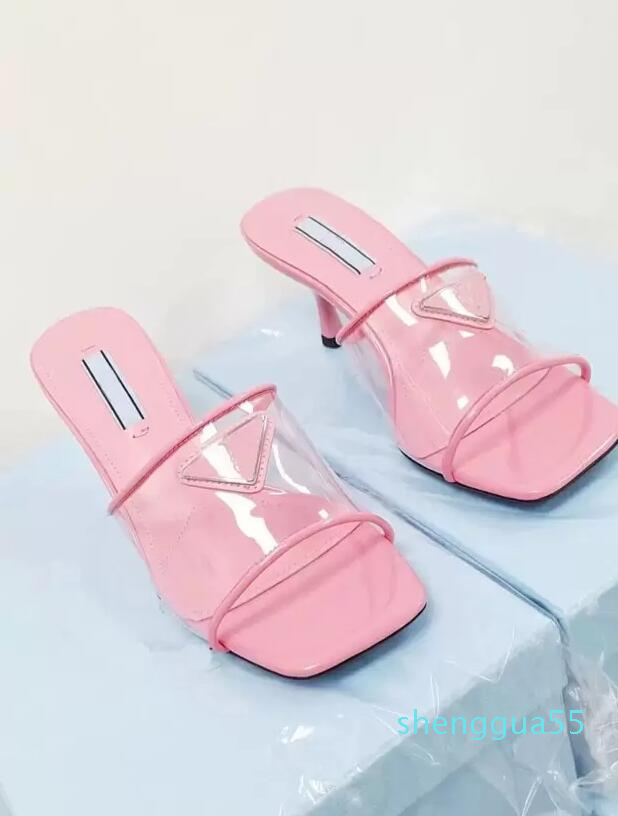 Early spring popular women's slippers heel height 6.5cm imported transparent PVC soft breathable square head sandals full set bag 01 35-42, Black
Early spring popular women's slippers heel height 6.5cm imported transparent PVC soft breathable square head sandals full set bag 01 35-42, Black