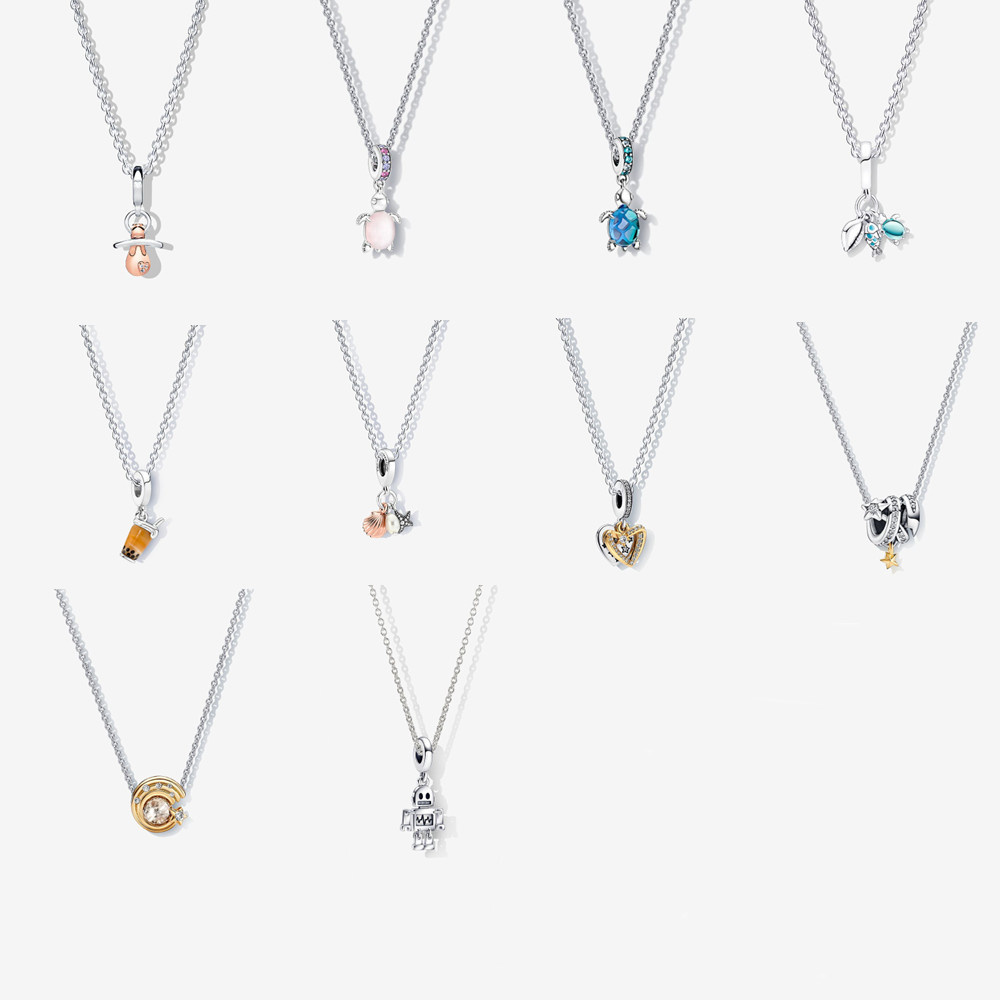 2023 New Popular 925 Sterling Silver Turtles and Scallops Pendant Necklaces Suitable for Pandora DIY Jewelry Fashion Accessories
2023 New Popular 925 Sterling Silver Turtles and Scallops Pendant Necklaces Suitable for Pandora DIY Jewelry Fashion Accessories
