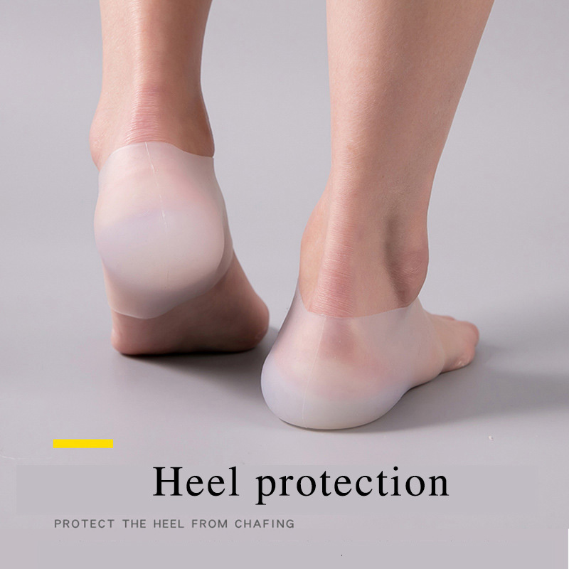 2025 new Shoe Parts Accessories Invisible Insole Silicone Physical Examination Bionic Interior Heightening Protection Heel Insoles for Shoes 2-1 23031