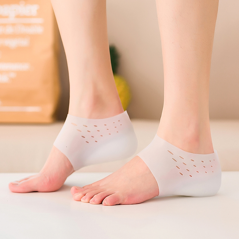 2025 new Shoe Parts Accessories Invisible Insole Silicone Physical Examination Bionic Interior Heightening Protection Heel Insoles for Shoes 2-1 23031