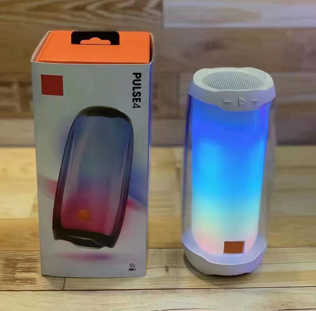 With retail box Wireless Bluetooth Speaker Pulse 4 With LED Light Waterproof Portable Deep Bass Stereo Sound PULSE 4
With retail box Wireless Bluetooth Speaker Pulse 4 With LED Light Waterproof Portable Deep Bass Stereo Sound PULSE 4