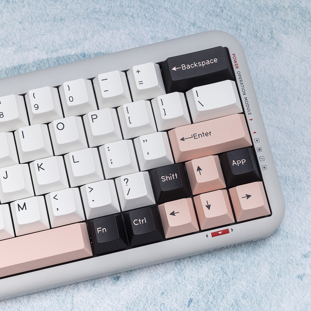 GMK Olivia Keycap Cherry Profile PBT Keycaps Pink Black White 178 Key Cap Set for Mechanical Gaming Keyboard MX Custom DIY