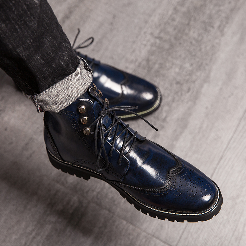 Winter Fashion Leather Boots Lace Up Ankle Boots Pointed Toe Casual Cowboy Boots Luxury Designer Shoes Chelsea Boots Men Boots
Winter Fashion Leather Boots Lace Up Ankle Boots Pointed Toe Casual Cowboy Boots Luxury Designer Shoes Chelsea Boots Men Boots