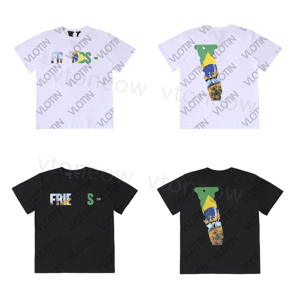2023 Men Designer T Shirt Letter Print Tees Big V Men Women Short Sleeve Hip Hop Style Black White T-shirts Vloness Tees Size S- 17, The same as original
2023 Men Designer T Shirt Letter Print Tees Big V Men Women Short Sleeve Hip Hop Style Black White T-shirts Vloness Tees Size S- 17, The same as original