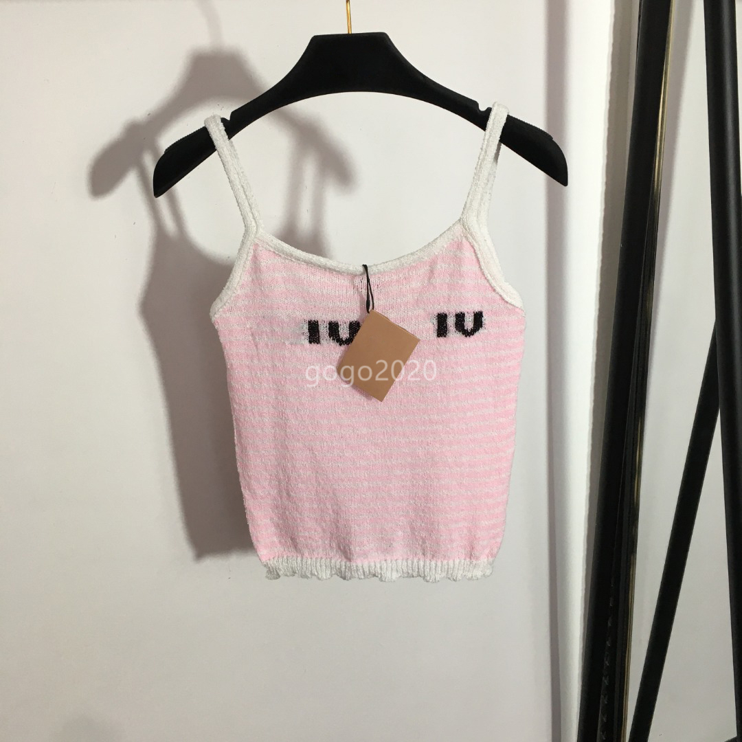 23ss Women Designer T shirts Vest Knits Jogging Tee With Letters Pattern Striped Crop Tops Runway High End Luxury Brand Stretch Sleeveless Camisole Jumper Pullover, Customize
23ss Women Designer T shirts Vest Knits Jogging Tee With Letters Pattern Striped Crop Tops Runway High End Luxury Brand Stretch Sleeveless Camisole Jumper Pullover, Customize