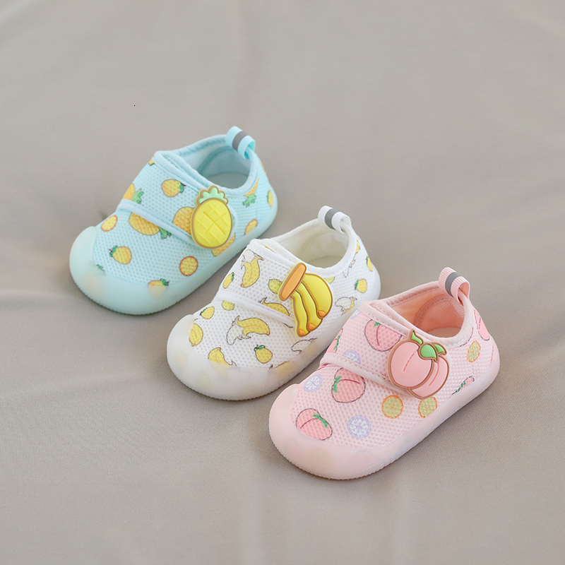 First Walkers Infant Toddler Shoes Spring Baby Girls Boys Casual Shoes Soft Bottom Comfortable Non-slip Kids Mesh First Walkers Shoes 230314