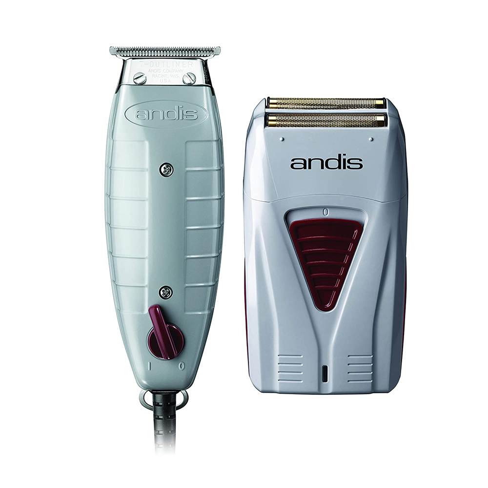 Andis 17195 Finishing Combo T-Outliner Trimmer & Pro Foil Lithium Titanium Shaver - Professional Hair Clippers and Trimmer Kit for Men
Andis 17195 Finishing Combo T-Outliner Trimmer & Pro Foil Lithium Titanium Shaver - Professional Hair Clippers and Trimmer Kit for Men