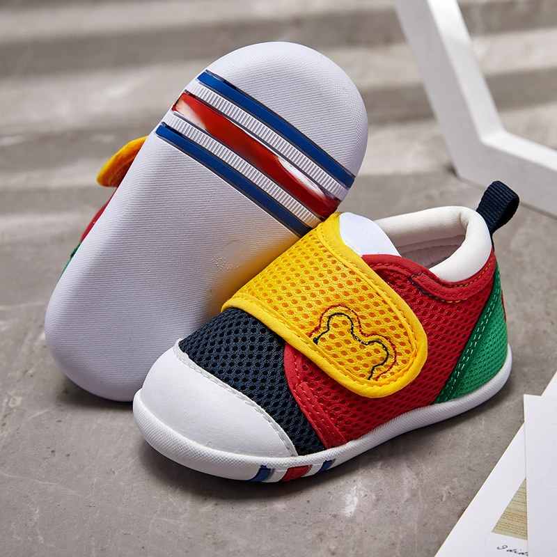 First Walkers Baby and Infant Toddler Shoes Spring and Autumn Boys and Girls Classic Soft-Sole Functional Shoes Step Front Children's Shoes 23031