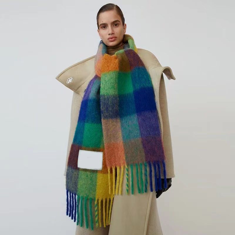 Cashmere Scarf Acne Blanket Ac Studio Sacrf Unisex Designer Women's Type Colorful Checkered Tassel Imitation Mjl
Cashmere Scarf Acne Blanket Ac Studio Sacrf Unisex Designer Women's Type Colorful Checkered Tassel Imitation Mjl
