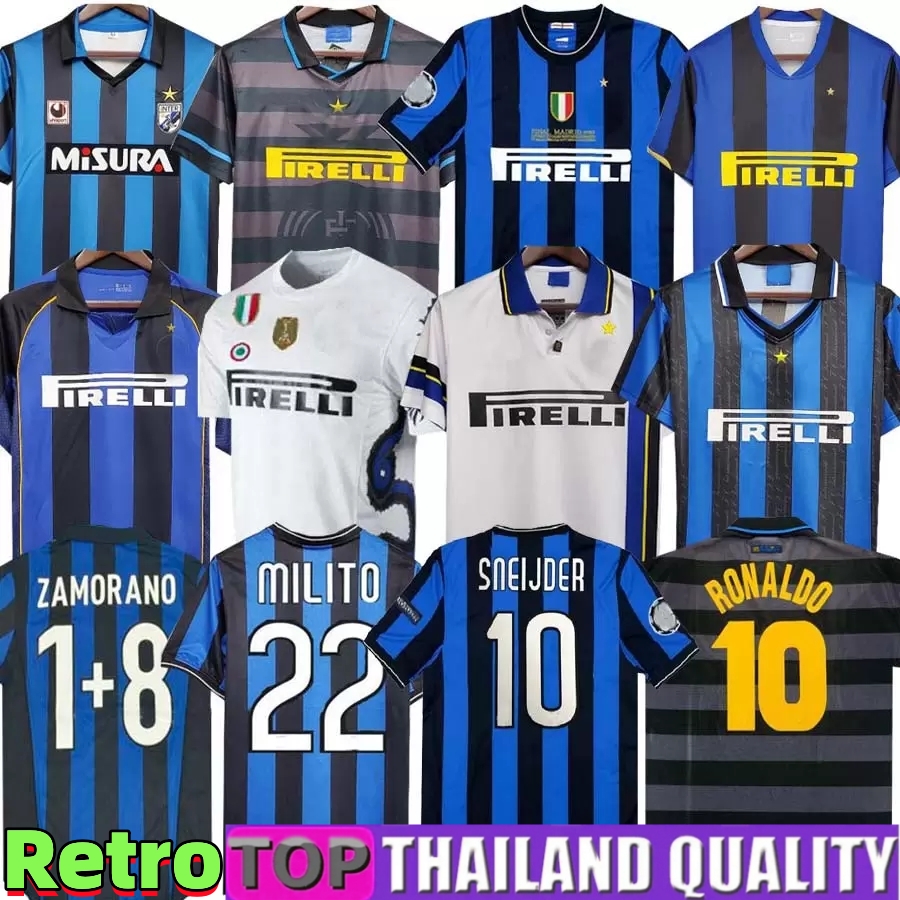 finals 2009 MILITO SNEIJDER ZANETTI Retro Soccer jersey Eto'o Football 97 98 99 01 02 03 Djorkaeff Baggio ADRIANO MILAN 10 11 07 08 09 BATISTUTA Inters Zamorano uniforms, 90/91 away 
finals 2009 MILITO SNEIJDER ZANETTI Retro Soccer jersey Eto'o Football 97 98 99 01 02 03 Djorkaeff Baggio ADRIANO MILAN 10 11 07 08 09 BATISTUTA Inters Zamorano uniforms, 90/91 away
