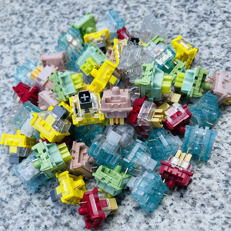 Outemu Switch for Mechanical Keyboard Switches 3Pin Clicky Linear Tactile Silent Switchs RGB Gaming Compatible Cherry MX