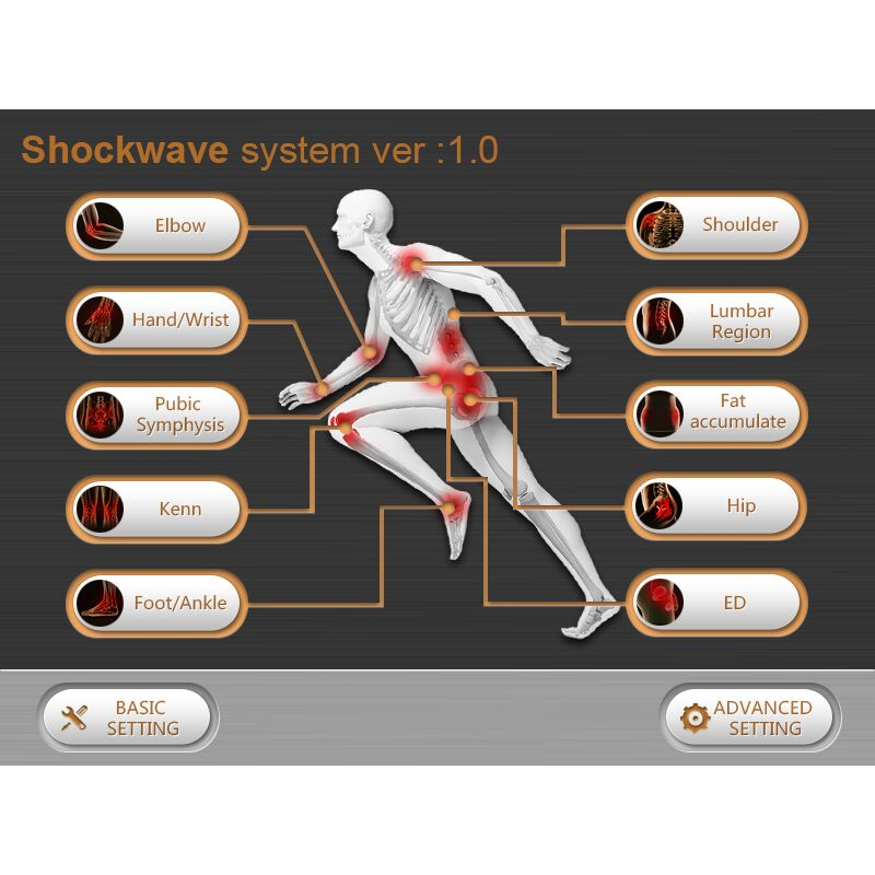 Foot Care 2022 Mini Home Use Shock Wave Medical Physiotherapy Therapy Machine /Medical device therapy for pain treatment