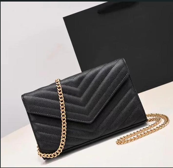 High Quality Loulou Bag Fashion Designer Luxury Bag Leather Messenger Bag Chain Shoulder Crossover Classic Flap Women's Wallet Various Sizes 45435, Black-gold;caviar
High Quality Loulou Bag Fashion Designer Luxury Bag Leather Messenger Bag Chain Shoulder Crossover Classic Flap Women's Wallet Various Sizes 45435, Black-gold;caviar