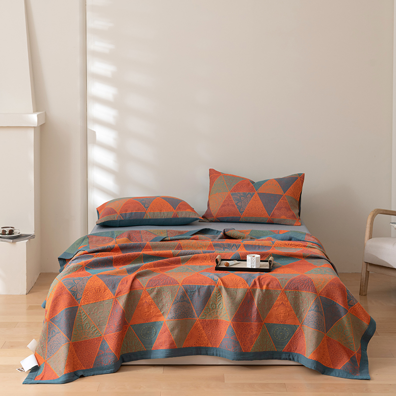 Bedding Supplies Class a cotton three-layer yarn blanket summer cool quilt multi-function towel quilt, Multi-color
Bedding Supplies Class a cotton three-layer yarn blanket summer cool quilt multi-function towel quilt, Multi-color