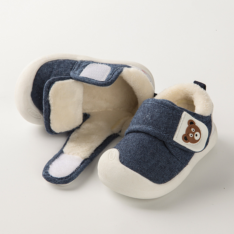 First Walkers Baby Winter shoes Infant Toddler born Cute Cartoon Bear Shoes Girls Boys First Walkers Keep Warm Boot SDY008 230314