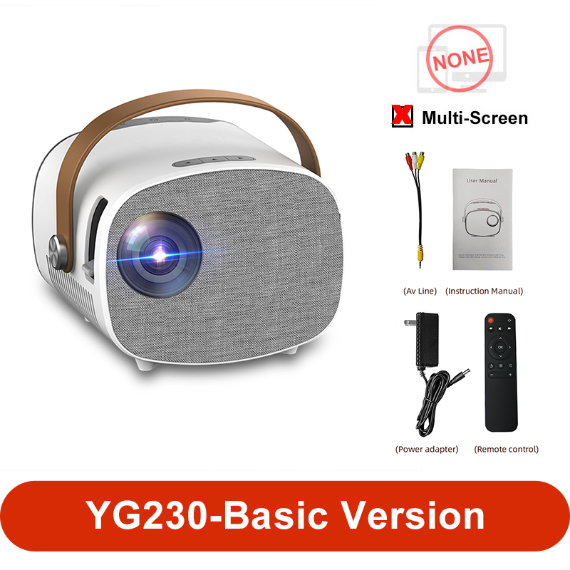 YG230 Portable LED Mini Projector Home Entertainment Movie Screening Support Playing 1080P Video Multimedia Player
YG230 Portable LED Mini Projector Home Entertainment Movie Screening Support Playing 1080P Video Multimedia Player
