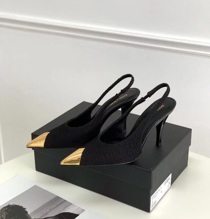 Luxuy Women Sandals dress shoes brand high heels pumps slingback vesper sling back boucle tweed black white red pointy toe 35-42 with box
Luxuy Women Sandals dress shoes brand high heels pumps slingback vesper sling back boucle tweed black white red pointy toe 35-42 with box