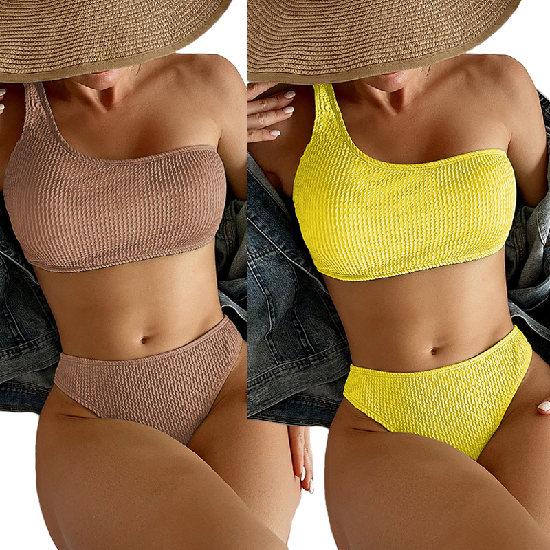 New designer bikini set swimsuit pure color snake cloth with one shoulder and high waist bikinis sexy swimwear women skims two piece bathing suits, Pink
New designer bikini set swimsuit pure color snake cloth with one shoulder and high waist bikinis sexy swimwear women skims two piece bathing suits, Pink