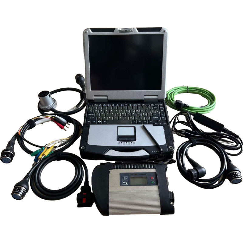 2in1 Diagnostic Tool For BMW ICOM Next+ for Benz SD Connect C4 + 2tb hdd ssd SWs Installed Well CF31 Toughbook Ready Use