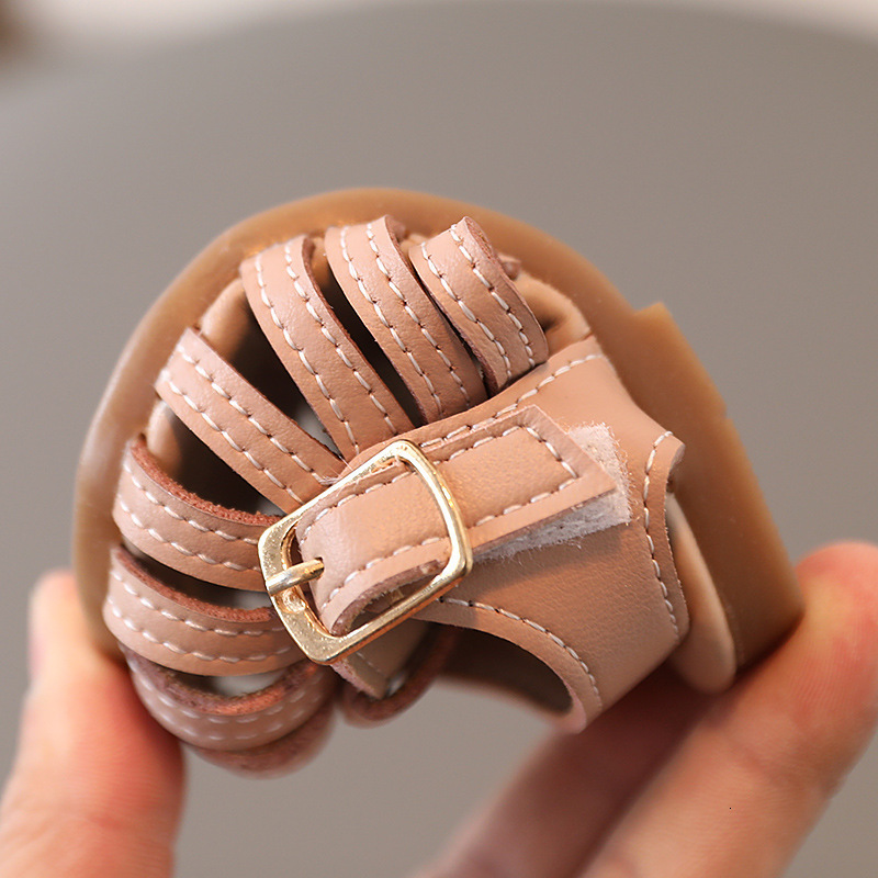 First Walkers Baby Sandals Soft Bottom Summer Baby Shoes Girls Toddler Shoes Children Korean Fashion Breathable Princess Shoes 230314