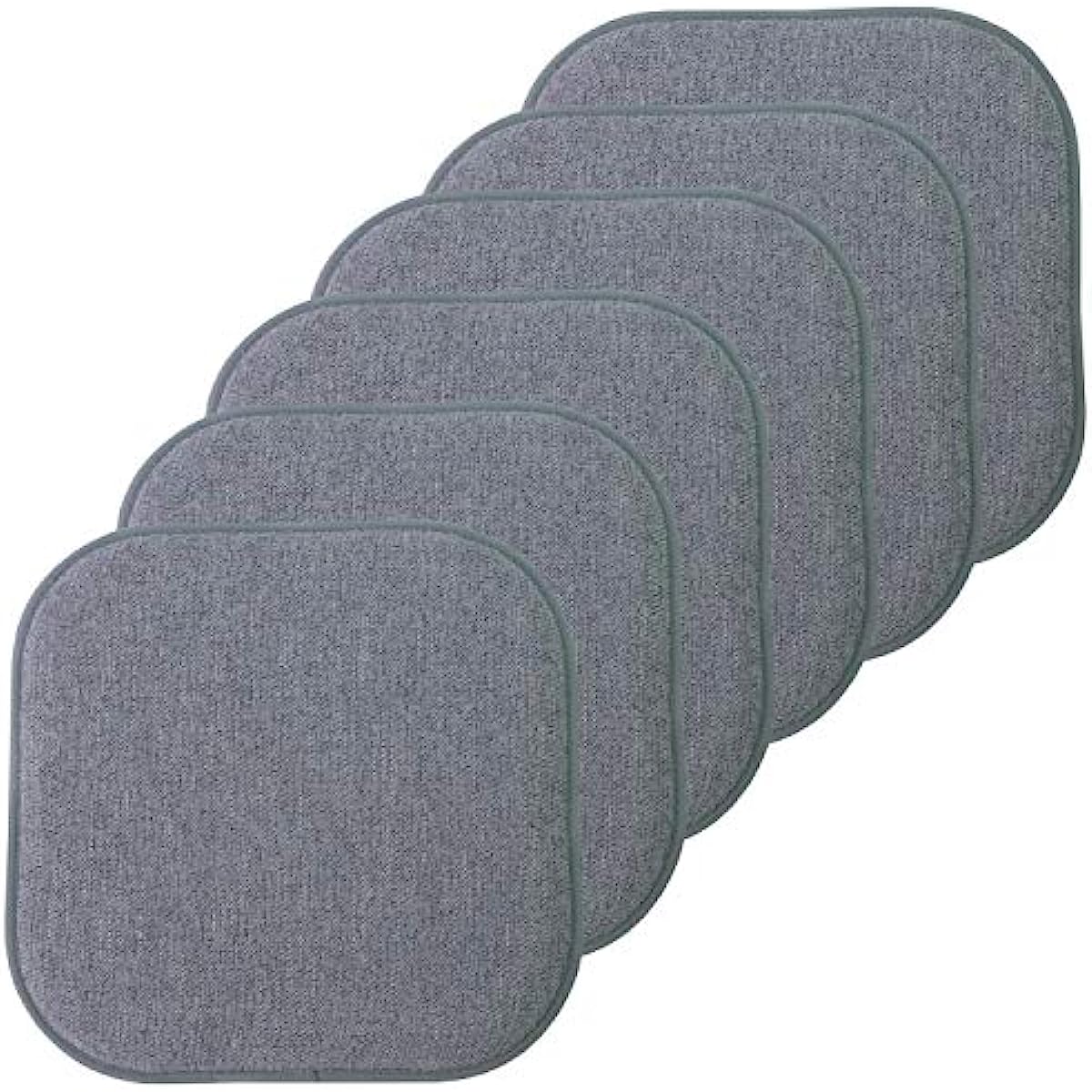 Sweet Home Collection Chair Cushion Memory Foam Pads Honeycomb Pattern Slip Non Skid Rubber Back Rounded Square 16 x 16 Seat Cover 6 Pack Alexis Blue/Gray
Sweet Home Collection Chair Cushion Memory Foam Pads Honeycomb Pattern Slip Non Skid Rubber Back Rounded Square 16 x 16 Seat Cover 6 Pack Alexis Blue/Gray