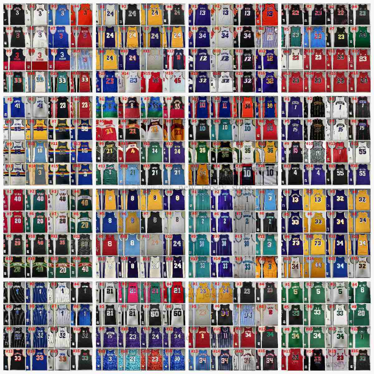 Mitchell and Ness Retro Stitched Basketball Jerseys Top Quality White Red Black Green Blue Purple Yellow Baskeball Jersey Man Size S, Select number of picture
Mitchell and Ness Retro Stitched Basketball Jerseys Top Quality White Red Black Green Blue Purple Yellow Baskeball Jersey Man Size S, Select number of picture