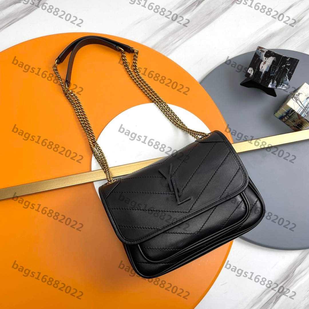 Top Quality NIKI chain shoulder bag Women Shoulder Crossbody Bag Leather purse wallet Quilted flap chain bag Leather bag messenger bag Multicolor YSLs Handbag, Add box
Top Quality NIKI chain shoulder bag Women Shoulder Crossbody Bag Leather purse wallet Quilted flap chain bag Leather bag messenger bag Multicolor YSLs Handbag, Add box