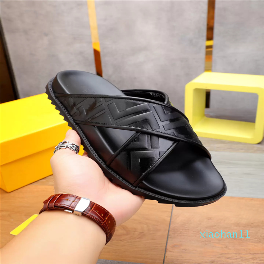 Slides Designer Men F Fabric Leather FF Sandals Black Slippers F Letter Summer Fashion Classic Flat Man Slide Beach Sandal Top-Quality, Color 10
Slides Designer Men F Fabric Leather FF Sandals Black Slippers F Letter Summer Fashion Classic Flat Man Slide Beach Sandal Top-Quality, Color 10