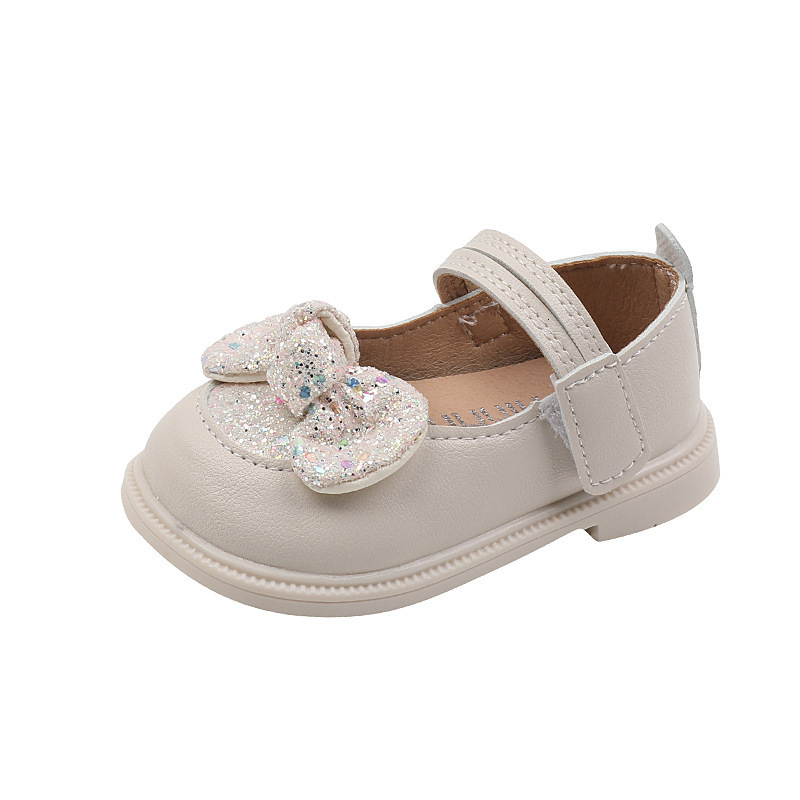 First Walkers Baby First Walker Shoes for Girls Spring and Summer Sequin Versatile Children Casual Shoes Sweet Children Princess Shoes 230314