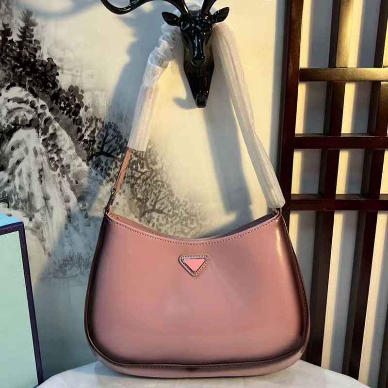 Hobo Shoulder Bag Women Handbag Purse Clutch Patent Leather Fashion Triangular Letter Patchwork Color Small Purses For Women High Quality, Pink
Hobo Shoulder Bag Women Handbag Purse Clutch Patent Leather Fashion Triangular Letter Patchwork Color Small Purses For Women High Quality, Pink