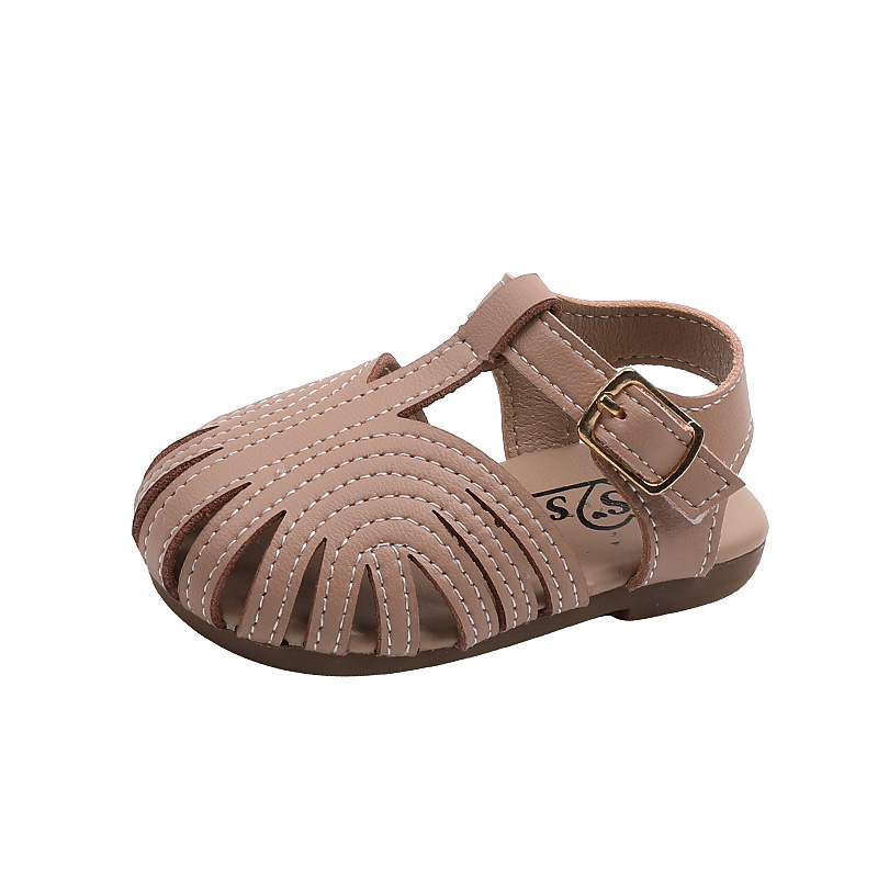 First Walkers Baby Sandals Soft Bottom Summer Baby Shoes Girls Toddler Shoes Children Korean Fashion Breathable Princess Shoes 230314