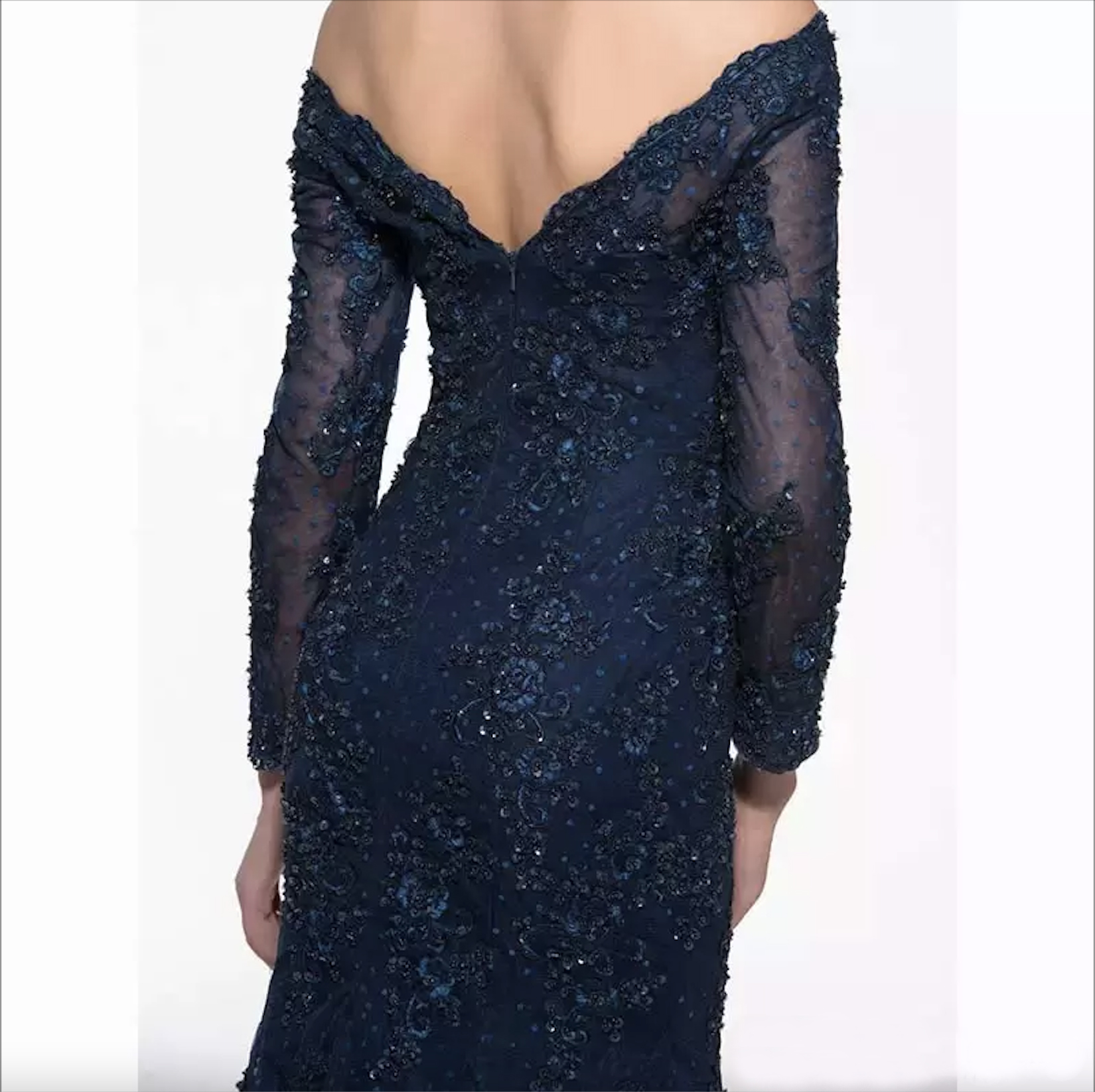 Lace Mermaid Mother of the Bride Dresses with Long Sleeves Appliques Beaded or Length Formal Evening Gowns